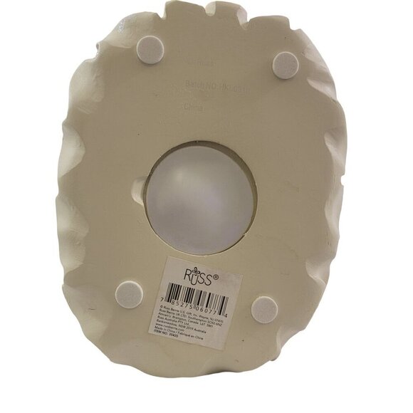 Russ Berrie Baby’s 1st Piggy Bank Money Box Teddy Bear Bassinet Blocks Keepsake - Picture 5 of 16